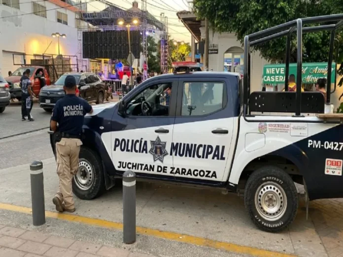 Imagen que muestra la violencia en Juchitán y la detención del alcalde