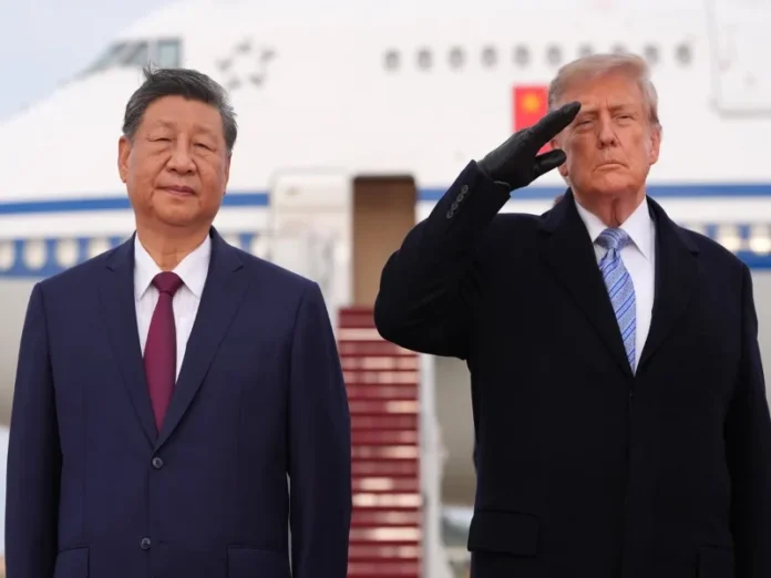 Xi Jinping llega a EE.UU para cumbre con Trump Imagen de Xi Jinping visita EE.UU y se reúne con Trump en la base de Andrews