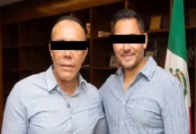 Alcalde de Suchiapa, Jorge Lara Cordero, y ex alcalde Alexis Nucamendi, son detenidos durante operativo federal en Chiapas Imagen del alcalde de Suchiapa durante su detención