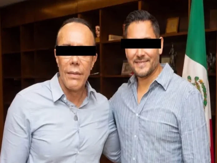 Imagen del alcalde de Suchiapa durante su detención
