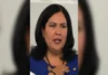Arrestan en garita de Calexico a Alejandra León, ex senadora del PT Imagen del arresto de Alejandra León en la garita de Calexico