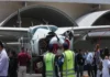 Aterriza de emergencia avión ejecutivo en el Aeropuerto de Toluca por falla eléctrica Imagen del aterrizaje de emergencia del avión ejecutivo en Toluca