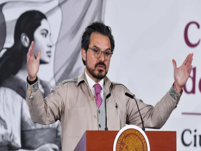 Zoé Robledo anuncia aumento IMSS 8% Imagen del anuncio del aumento IMSS 8% por Zoé Robledo
