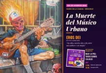 Hoy, en el Museo de la Ciudad, de Veracruz la exposición «Bajo la Piel: Todos somos calacas» Imagen de la exposición Bajo la piel con obras de Eros Dei