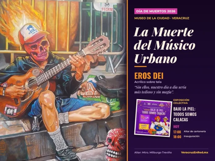 Imagen de la exposición Bajo la piel con obras de Eros Dei