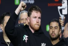 «Canelo» Álvarez mantiene su pelea ante Christian Mbilli en Riad pese a los ataques con misiles que ha recibido la capital de Arabia Saudita Canelo pelea Riad bajo amenaza de misiles en Arabia Saudí