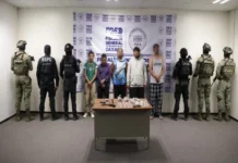 Detienen a «El Primo», jefe de plaza en el Istmo de Tehuantepec, tras caída del «Comandante Cromo» Imagen de la detención El Primo durante el operativo policial