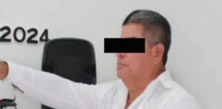 Tabasco: detienen a director de Seguridad Pública del municipio de Emiliano Zapata durante operativo «Enjambre» Imagen del director de seguridad pública detenido en Emiliano Zapata, Tabasco
