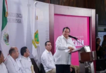 Jóvenes activistas en Yucatán alertan sobre intervención de empresas israelíes en el sector hídrico estatal Activistas señalando riesgos de empresas israelíes agua en la región