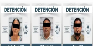 Detienen a alcalde y dos funcionarios más de Puerto Aventuras, Quintana Roo, como presuntos responsables de extorsión Imagen de la detención por extorsión en Puerto Aventuras