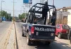 Hombres armados abren fuego contra palacio municipal de Santa María Mixtequilla, Oaxaca; despliegan operativo Imagen de hombres armados en ataque al palacio de Santa María Mixtequilla, Oaxaca
