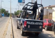 Hombres armados abren fuego contra palacio municipal de Santa María Mixtequilla, Oaxaca; despliegan operativo Imagen de hombres armados en ataque al palacio de Santa María Mixtequilla, Oaxaca