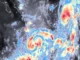 «Isaías» se intensifica a huracán categoría 1 en el Golfo de México; prevén lluvias en seis estados Imagen del huracán Isaías sobre el Golfo de México