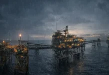 «Isaías» amenaza producción de petróleo y gas de EU Imagen del huracán Isaías acercándose a plataformas petroleras del Golfo