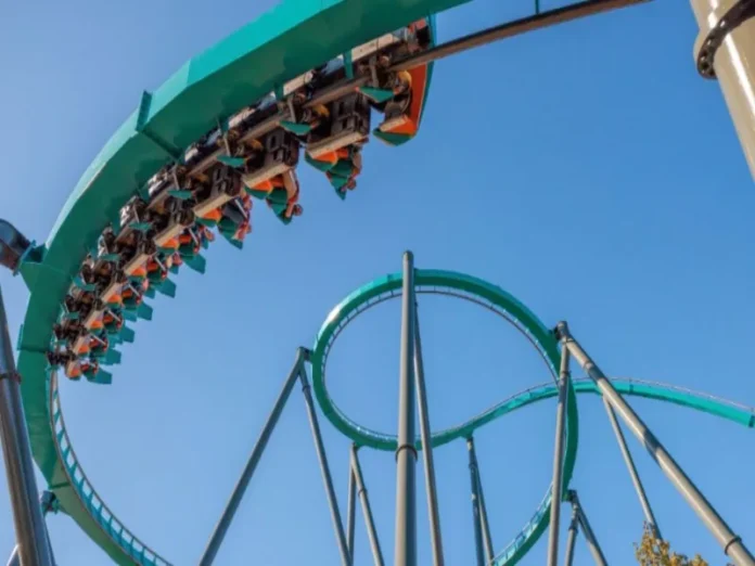 Foto del incidente montaña rusa en Six Flags Georgia