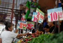 Inflación en México se acelera a 3.62% tras un aumento de 0.41% durante la primera quincena de octubre Gráfica que ilustra la inflación México en la primera quincena de octubre