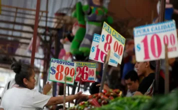 Inflación en México se acelera a 3.62% tras un aumento de 0.41% durante la primera quincena de octubre Gráfica que ilustra la inflación México en la primera quincena de octubre