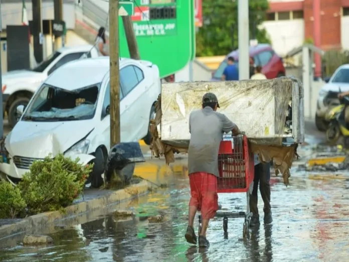 Daños visibles tras las inundaciones del río Cazones en Veracruz Imagen de las inundaciones río Cazones que aún afectan a Veracruz