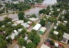Comunidades de José Azueta, se inundan tras crecida del río Tesechoacán Imagen de inundaciones río Tesechoacán afectando viviendas