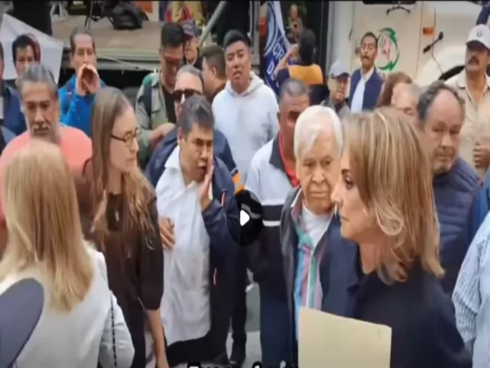 Imagen que muestra la protesta que vulneró la libertad de expresión