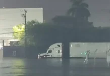 Lluvias nocturnas en Veracruz afectaron medio centenar de viviendas Imagen de viviendas inundadas por lluvias nocturnas Veracruz