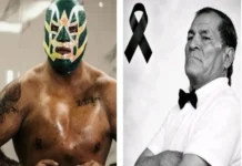 Muere réferi tras «martinete» hecho por el luchador Hijo de Fishman, quien está detenido por homicidio culposo Imagen del incidente del martinete lucha libre que dejó fallecido al réferi