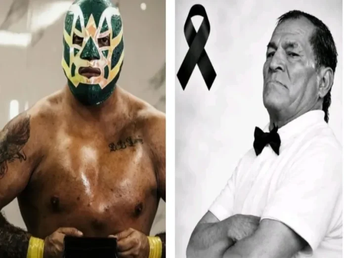 Imagen del incidente del martinete lucha libre que dejó fallecido al réferi