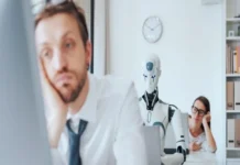 Cuando los trabajadores temen ser reemplazados por la IA, muestran un peor comportamiento laboral Imagen que ilustra el miedo a la inteligencia artificial en el entorno laboral