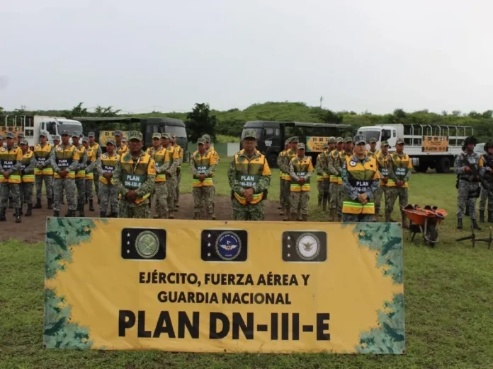 Fuerzas de la Defensa aplicando el Plan DN-III-E Operativos de la Defensa bajo el Plan DN-III-E en zonas afectadas