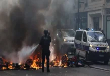 EU alerta a sus ciudadanos por protestas violentas en Francia ante partido de la NFL Advertencia de EE. UU. sobre protestas en Francia para viajeros