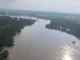 El río Pánuco sigue creciendo, aunque las autoridades de Tampico descartan riesgo para la población Imagen del río Pánuco con nivel de 4.1 metros sin riesgo