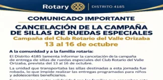 Tractocamión con sillas de ruedas que serían donadas fue robado en la carretera Puebla-Orizaba Imagen del tractocamión robado con sillas de ruedas robadas en la carretera Puebla-Orizaba